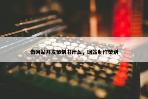 做网站开发策划书什么,网站制作策划 做网站开发策划书什么,网站制作策划