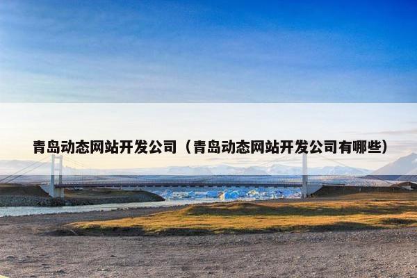 青岛动态网站开发公司（青岛动态网站开发公司有哪些）