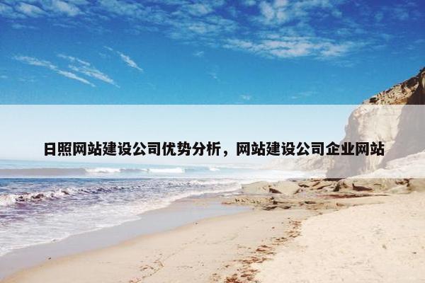 日照网站建设公司优势分析，网站建设公司企业网站