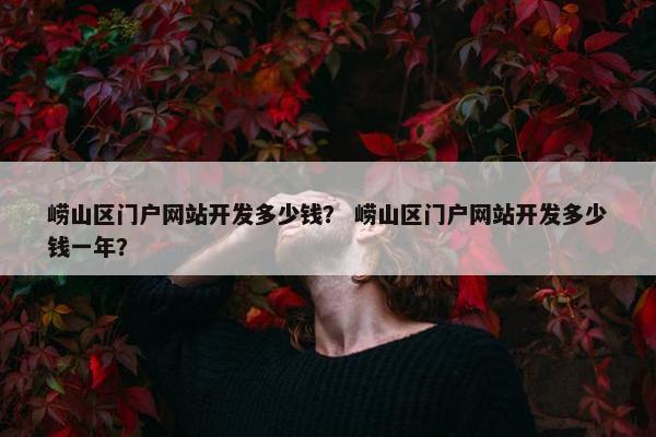 崂山区门户网站开发多少钱？ 崂山区门户网站开发多少钱一年？