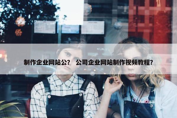 制作企业网站公？ 公司企业网站制作视频教程？