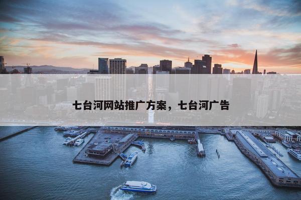 七台河网站推广方案，七台河广告