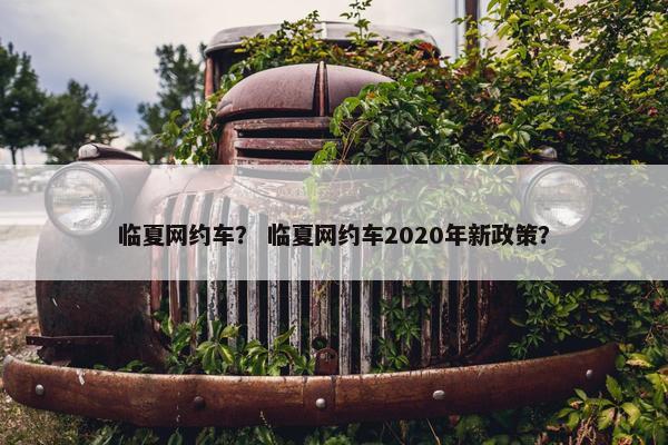 临夏网约车？ 临夏网约车2020年新政策？