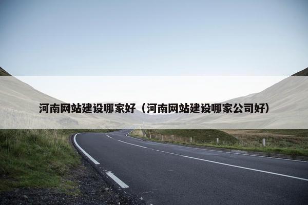 河南网站建设哪家好（河南网站建设哪家公司好）