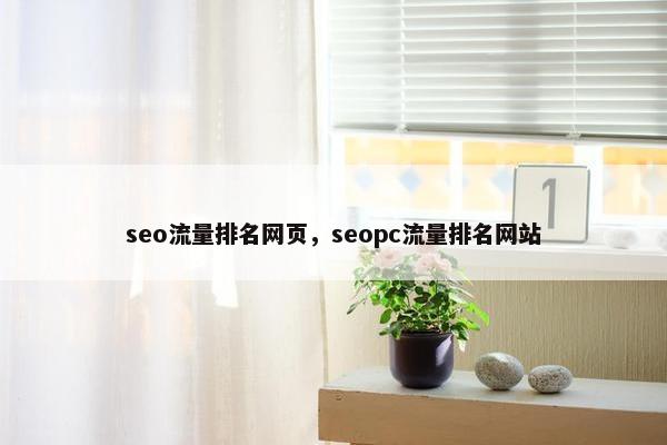seo流量排名网页，seopc流量排名网站