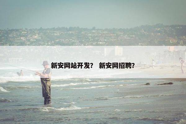 新安网站开发？ 新安网招聘？