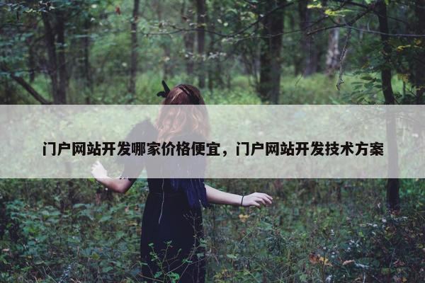 门户网站开发哪家价格便宜，门户网站开发技术方案