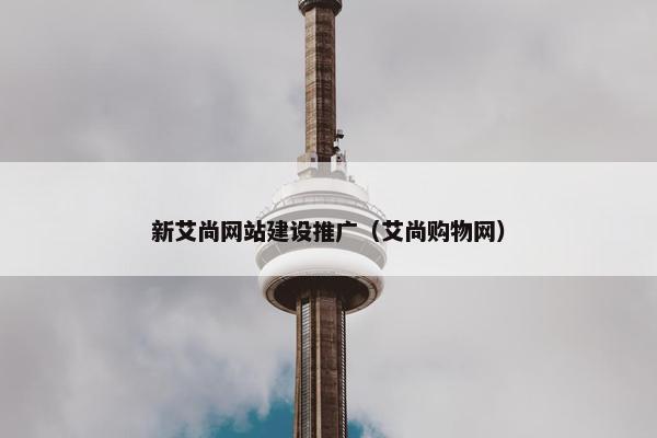 新艾尚网站建设推广（艾尚购物网）