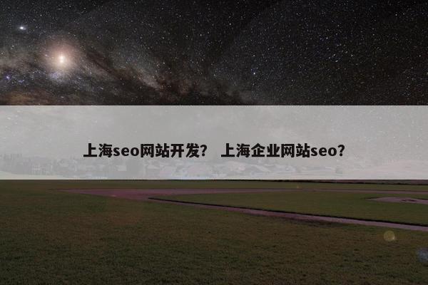 上海seo网站开发? 上海企业网站seo? 上海seo网站开发? 上海企业网站seo?