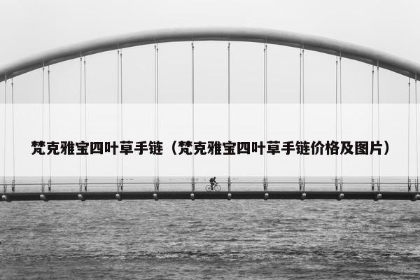 梵克雅宝四叶草手链（梵克雅宝四叶草手链价格及图片）