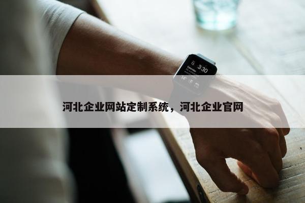 河北企业网站定制系统，河北企业官网