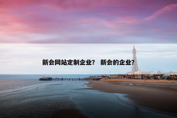 新会网站定制企业？ 新会的企业？