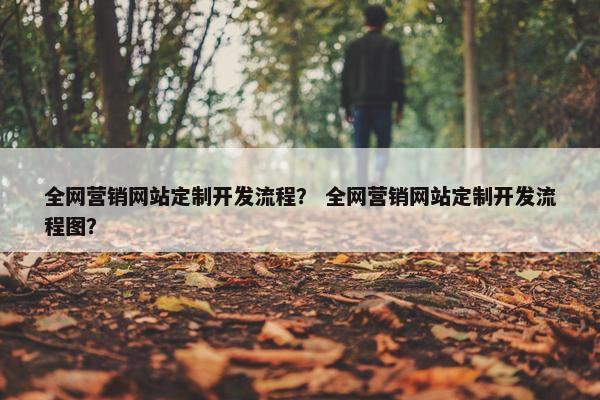 全网营销网站定制开发流程？ 全网营销网站定制开发流程图？