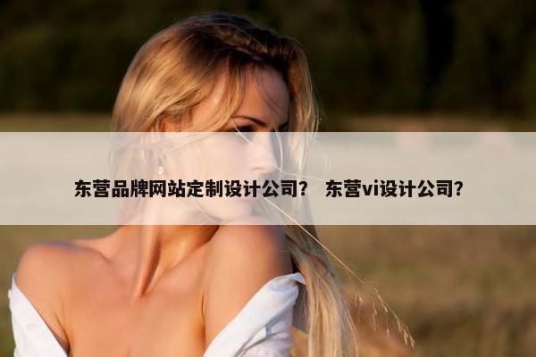 东营品牌网站定制设计公司？ 东营vi设计公司？
