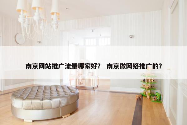 南京网站推广流量哪家好？ 南京做网络推广的？