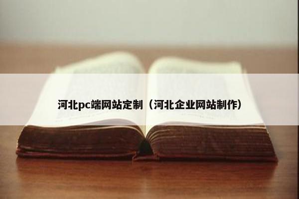 河北pc端网站定制（河北企业网站制作）
