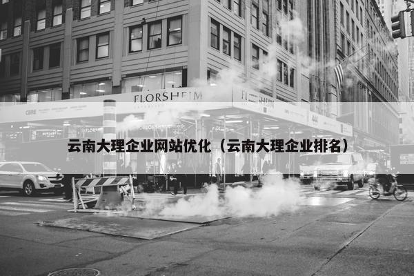 云南大理企业网站优化（云南大理企业排名）