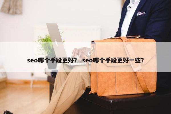 seo哪个手段更好? seo哪个手段更好一些? seo哪个手段更好? seo哪个手段更好一些?