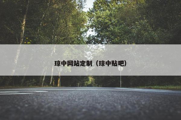 琼中网站定制（琼中贴吧）