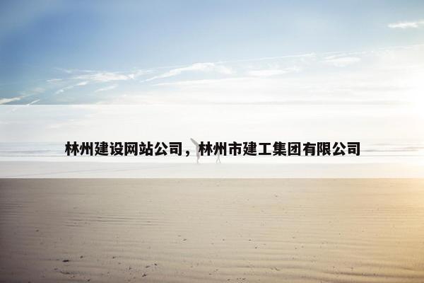 林州建设网站公司，林州市建工集团有限公司