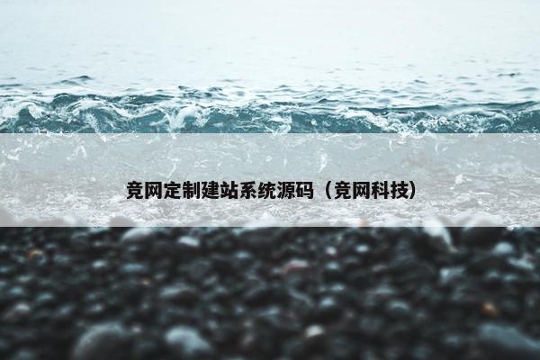 竞网定制建站系统源码（竞网科技）