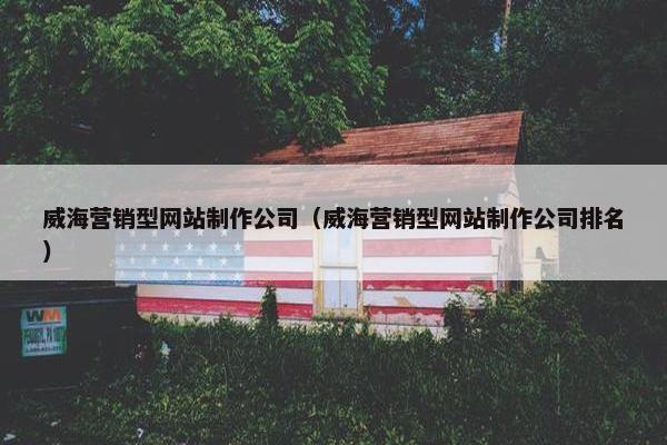 威海营销型网站制作公司（威海营销型网站制作公司排名）