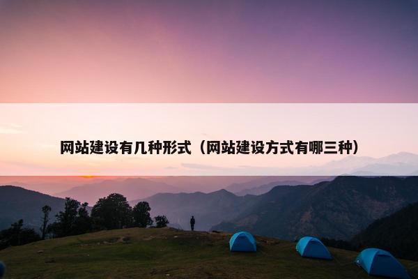 网站建设有几种形式（网站建设方式有哪三种）