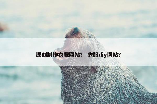 原创制作衣服网站？ 衣服diy网站？