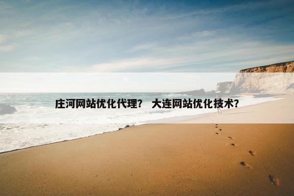 庄河网站优化代理？ 大连网站优化技术？