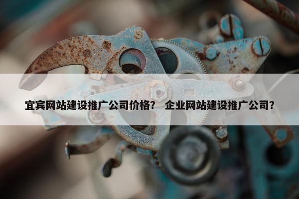 宜宾网站建设推广公司价格？ 企业网站建设推广公司？