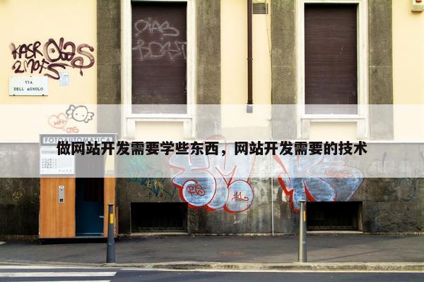 做网站开发需要学些东西，网站开发需要的技术
