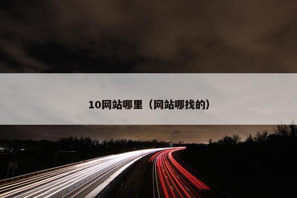10网站哪里（网站哪找的）