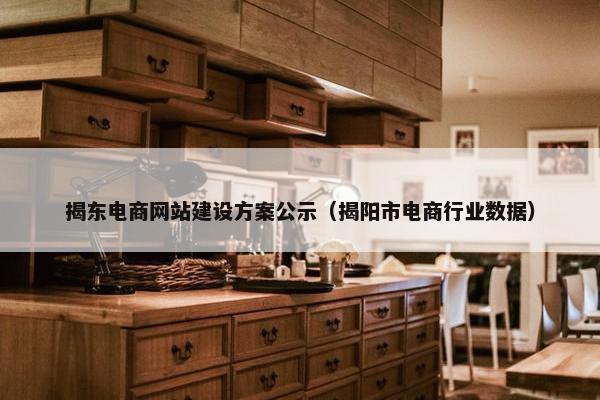 揭东电商网站建设方案公示（揭阳市电商行业数据）