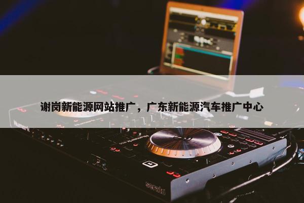 谢岗新能源网站推广，广东新能源汽车推广中心