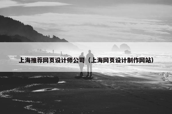 上海推荐网页设计师公司（上海网页设计制作网站）