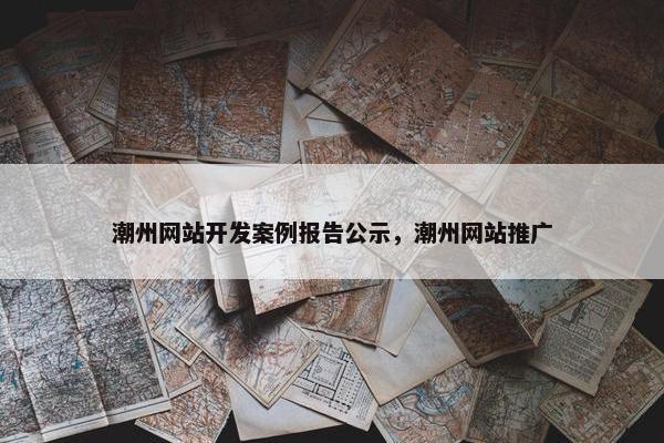 潮州网站开发案例报告公示，潮州网站推广