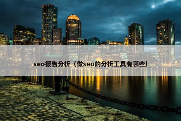 seo报告分析（做seo的分析工具有哪些）