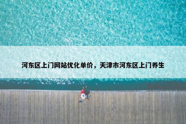 河东区上门网站优化单价，天津市河东区上门养生