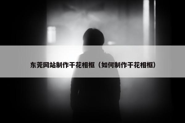 东莞网站制作干花相框（如何制作干花相框）