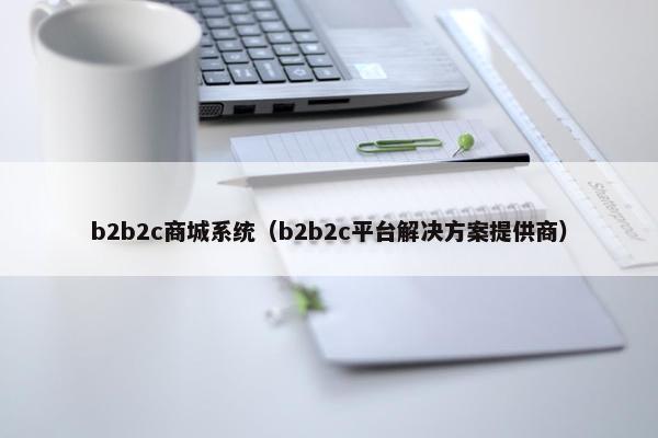b2b2c商城系统（b2b2c平台解决方案提供商）