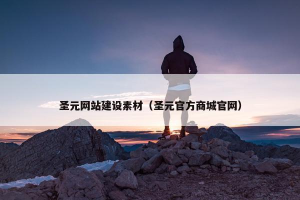 圣元网站建设素材（圣元官方商城官网）