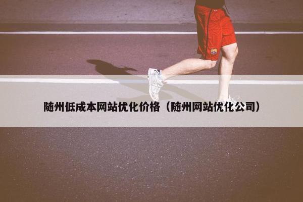 随州低成本网站优化价格（随州网站优化公司）