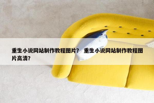 重生小说网站制作教程图片？ 重生小说网站制作教程图片高清？