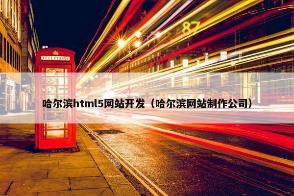 哈尔滨html5网站开发（哈尔滨网站制作公司）