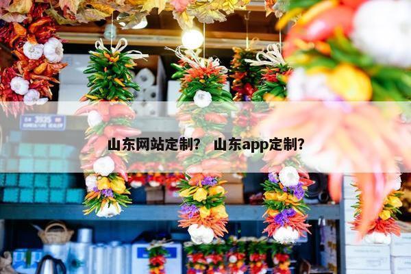 山东网站定制？ 山东app定制？