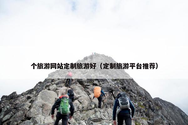 个旅游网站定制旅游好（定制旅游平台推荐）