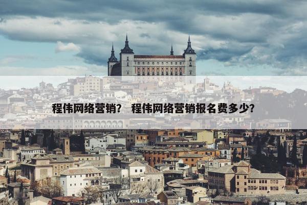 程伟网络营销？ 程伟网络营销报名费多少？