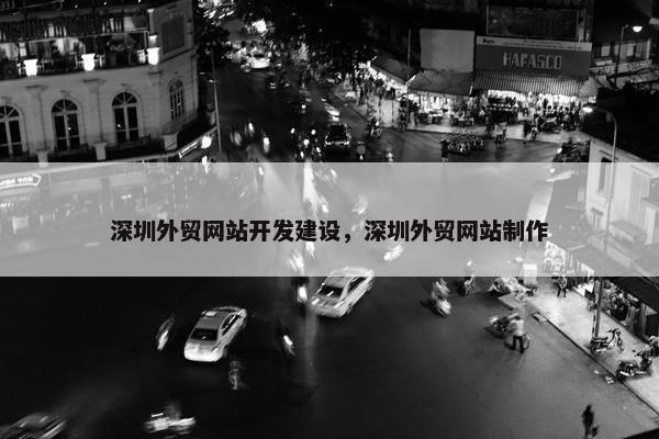 深圳外贸网站开发建设，深圳外贸网站制作
