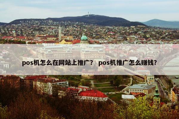 pos机怎么在网站上推广？ pos机推广怎么赚钱？
