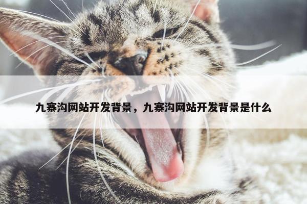 九寨沟网站开发背景，九寨沟网站开发背景是什么